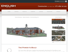 Tablet Screenshot of englishconst.com